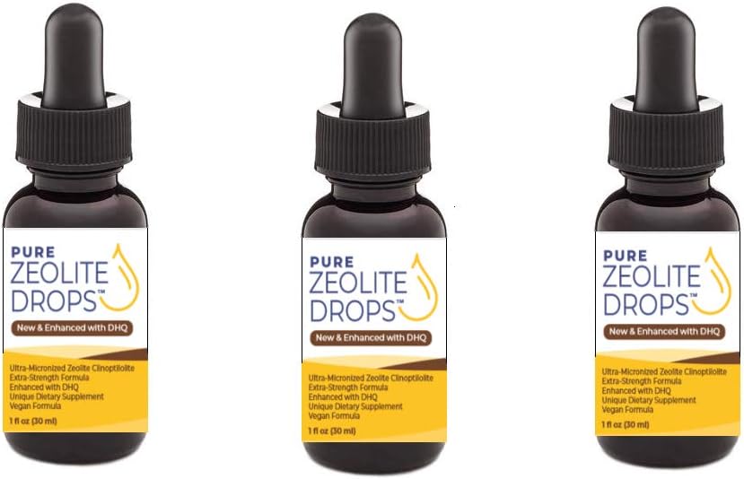 3 Συσκευασία Fulvic και Humic Acid Immune Gut Υποστήριξη εύκολο να λάβει 100% Bioδιαθέσιμη καθαρό υγρό ζεόλιθο αναστολή Ενισχυμένη με DHQ, φυσικό ανοσοποιητικό σύστημα Modulator
