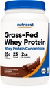 Nutricost Grass-Fed Whey Protein Yoğunluğu (Chocolate) 2LBS - Undenatured, Non-GMO, Gluten Free, Natural Flavors