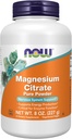 Şimdi Gıdalar Tamamlar, Magnezyum Citrate Pure Toz, Enzyme Function*, Nervous System Support*, 8-Ounce