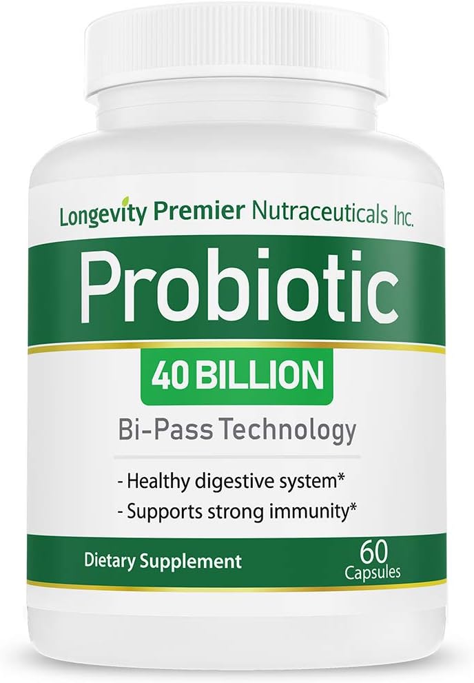 Longevity Probiyotik 40 Milyar CFUs for Colon Digestive Health