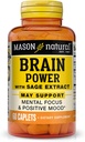 MASON NATURAL Beyin Gücü Sage Extract & Food, Daily Supplement for Normal Ruh Focus & Mood Support, 60 Gün Supply