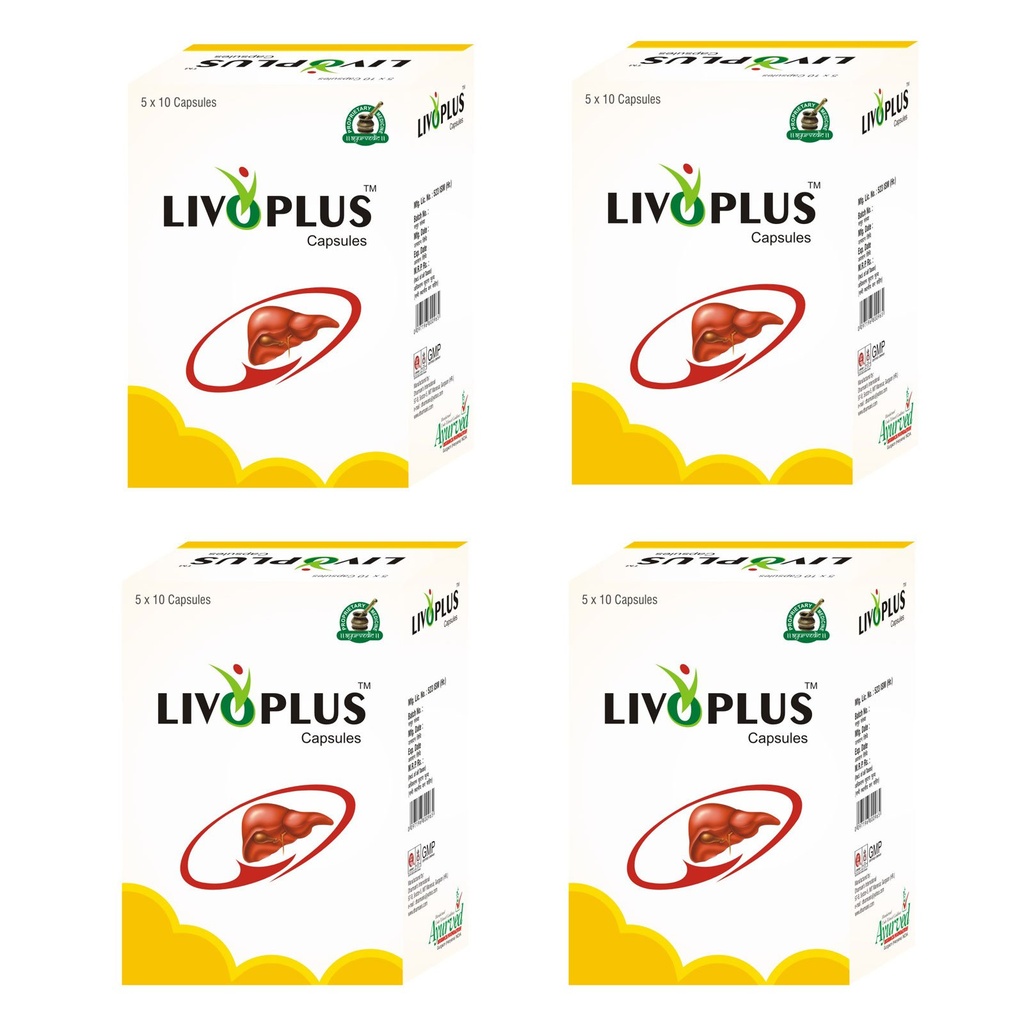 Livoplus Liver Health Supplement, Natural Liver Cleanse, Detox & Clean Herbal Formula for Men and Women - 200 Capsules