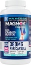 MAGNOX® Leg Cramps Buster | Night Magnezyum For Leg Cramps için 380 mg Magnezyum | Kas Spasms | 3X More Abors | Dead Sea Minerals | Sleep & Muscle | 120 Caps