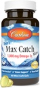 Carlson - Teen's Max Catch Minis, 1000 mg Omega-3s, Brain Health, Vision Support, Mood Health, 60 Softgels