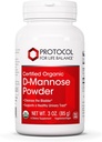 PROTOCOL FOR LIFE BALANCE D-Mannose Toz - Hizmet başına 2g - Bladder Cleanse - Sağlık Urinary Tract - for Men & Women - Kosher & Non-GMO - 3 ozz