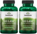 Swanson Go-Less Bladder Control Formula - Urinary Tract Health ve Sağlıklı Bladder Desteği - Candy Seed Seed Extract ile Yetişkinler için Doğal Supplement - (90 Softgels) 2 Pack