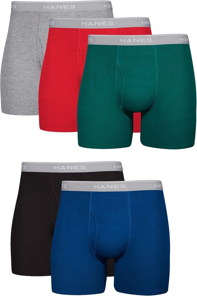 Hanes Boxer Nots, Cool Dri Moisture-Wicking Underwear, Cotton No-Ride-up for Men, Multi-Packs kullanılabilir