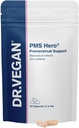 DR.VEGAN PMS Ήρωας, συμπλήρωμα υποστήριξης PMS για τις γυναίκες και Bloating Φόρμουλα ανακούφισης με Shatavari, Dong Quai, Dandelion Root και KSM-66 Ashwagandha, 60 συμπληρώματα