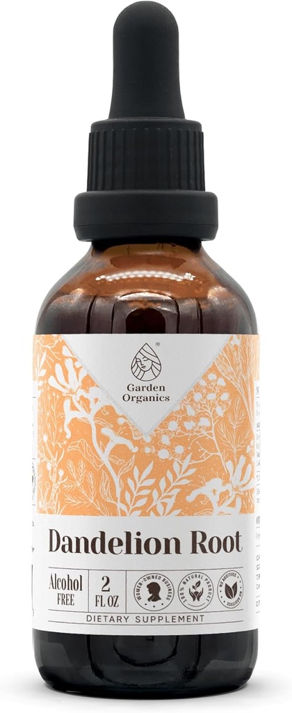 Dandelion Root alkol-Free Natural Tincture Extract, Immune System ATM, Sıvı Drops %100 Dandelion (Taraxacum officinale) kuru Kök (2 fl oz)
