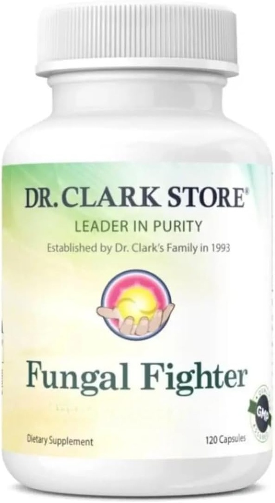 Dr Clark Store Fungal Fighter – 120 Capsules, Sağlıklı Fungal Balance & Immune System Support