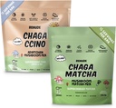 Renude Chaga Matcha ve Chagaccino - Chaga Mushroom Toz Kahve ve Matcha için, Mushroom Drink Mix with Adaptogens, Natural Energy and Immune Support, Vegan, DW - 15 Her Şeye Yardımcı Oldu