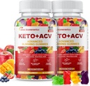 (2 Pack) Zebra Apple Cider Vinegar Gummies, Keto ACV Gummy Diyet Supplement, Advanced 1500 mg ACV Gummies with Folate, B12 Satılık B6 ve Kadınlara Destek, Gelatin- Free, Vegan & Non-GMO (Multi-Flavor)
