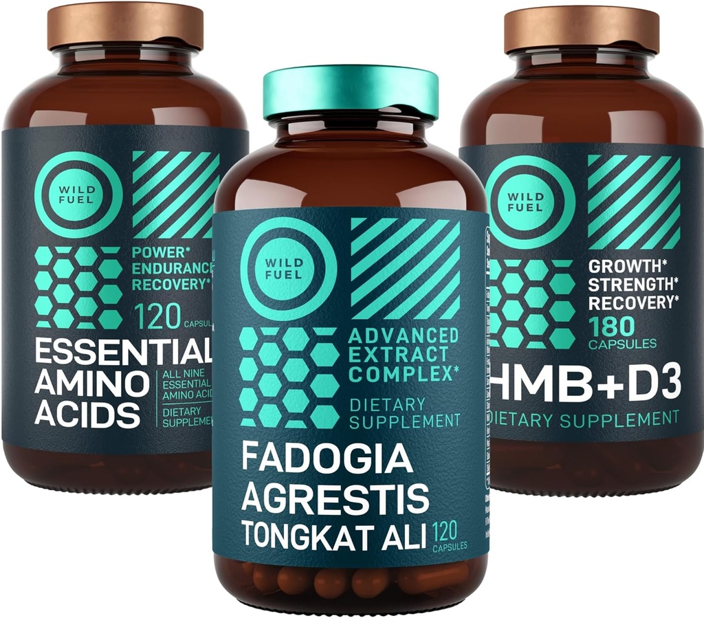 WILD FUEL Amino Asitler, HMB ve Fadogia Agrestis Kompleksi ve Potansiyel Grafik