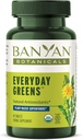 Banyan Botanikleri Her gün Yeşiller - Organik Superfood Tabletleri - Vitaminlerin Doğal Kaynağı, Mineraller ve Antioksiler - Optimal Enerji & Sağlık* - 90 Tablet - Non-GMO Sustainable Sourced Vegan