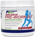 Performans Inspired Beslenme PreWorkout Toz - All Natural - G-Free & Vegan Formula - Contains Citrulline - Nitrosigine - Yeşil Çay - Arginine - Beta Alanine - Tropikal Meyve - 32 Hizmet