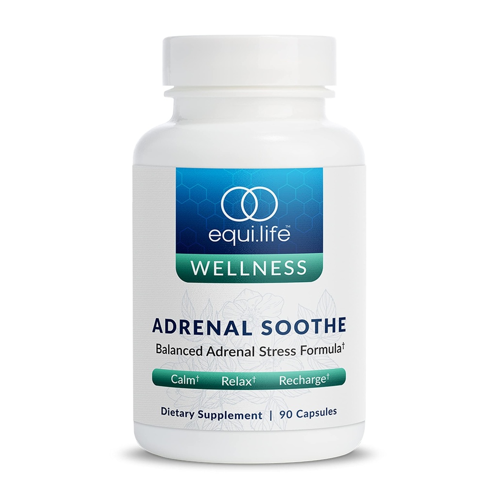 Herbal Support Supplement with Ashwagandha and L-Theanine, Günlük Genel Sağlık için Tasarlanmış, Erkekler ve Kadınlar için Tamamlar, Gluten Free, Vegan, Dairy Free, Non GMO, 90 Capsules