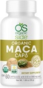 Organik Side | Maca Capsules | USDA Sertifikalı Organik, Non-GMO, Vegan | Enerji için 60 Capsules | Hormon Dengesi ve Vitality | Natural Supplement