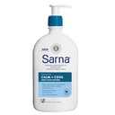 Sarna Calm + Cool Anti-Itch Lotion, Soothe and Relieve Pain and Itch from Insect Bites, Sunburn, & Zehir Ivy, Contains %1 Pramoksie,,% 0.5 Menthol, Vegan, Steroid-Free, 12 oz