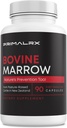 Bovine Marrow: Grass Fed Bone Marrow – Immunity Vitamins/Kidney Support / Blood Circulation Supplements (K2 Vitamin / Calcium Supplement, Collagen Supplements, CLA Supplements) - 90 Capsules