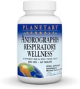 PLANETARY HERBALS Andrographis Respiratory Wellness Beslenme Supplement, 60 Kont