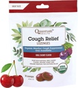 Kuantum Sağlık USDA Organik Cough Drops Menthol & Honey Throat Lozenges - Soothing Bing Cherry Flavored Suppressant - Kuru Mouth & Sore Throat Relief for Yetişkinler & Kids - 18 Count