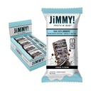 JiMMYBAR! - Kurabiyeler N Krem Protein Barlar 19g Protein Bar - 7g Low Sugar - 12 Kont - 58g Health Bars - Real Food Materialss ile Fonksiyonel Snack - Hand-Drizzled Chocolate - Made with Real Peanuts