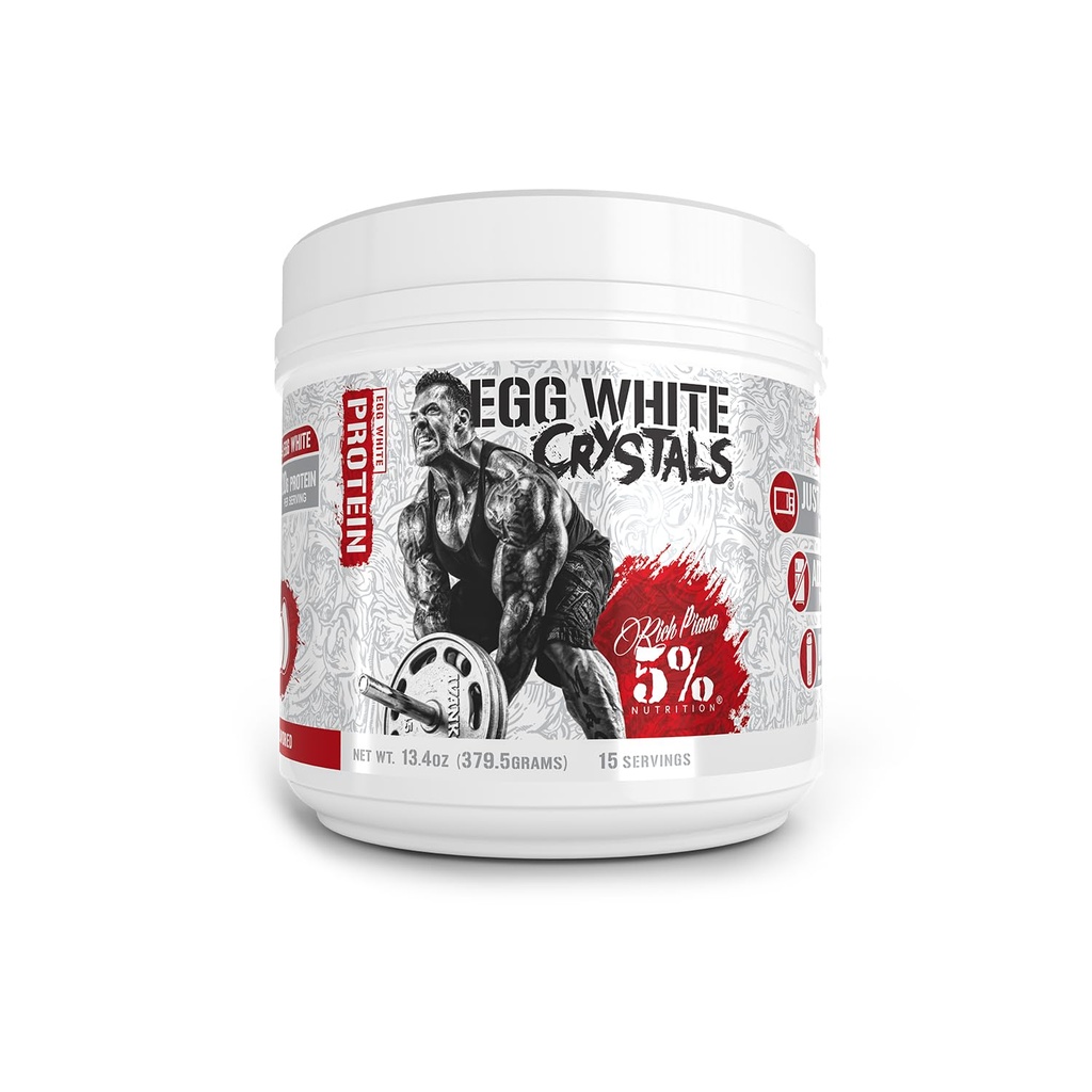 Zengin Piana% 5 Beslenme Yumurta Beyaz Kristalleri | 100% Saf Yumurta Beyaz Protein Toz | Protein Gramleri | Mixes & Mağazalar Kolayca | 0.84 lbs, 15 Hizmet (Unflavored)