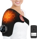 Konfytemp Cordtor Cuff Pain Relief için sınırsız ısıtma Pad, Elektrikli Heated Omuz Brace App Control Kablosuz, Anne Baba için Hediyeler, 9 Heat 10-30 Timers (No Masaj S/M)