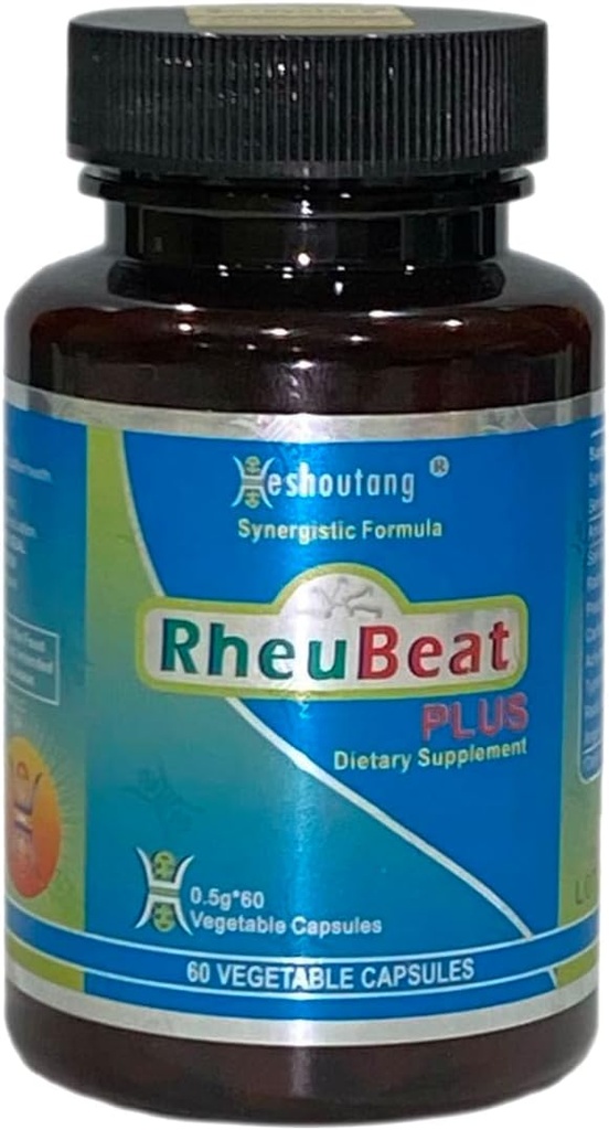 RheuBeatPlus|Market Proven Herbal Blood Flow Optimizer / For Poor Circulation, Pain|Cardio-cerebrovascular Health ATM|60 Veg Capsules