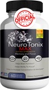 NöroTonix Beyin Desteği Tamamlanmış Memory & Focus Clear Brain Fog & Boost Cognitive Function 60 Natural Capsules Sağlıklı Beyin
