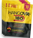 Hangovr 180 Tri-Power Before Drinking Defense 4 Pack - Υποστήριξη για την υγεία του ήπατος και του εγκεφάλου, αισθάνονται πιο φρέσκο και καλύτερη ενέργεια - - Πάρτε πριν από το ποτό για ανακούφιση, 3 κάψουλες ανά σάκο