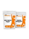 Συμπληρώματα πρωτεΐνης ορού γάλακτος Isolate 1kg + Creatine 500g Bundle