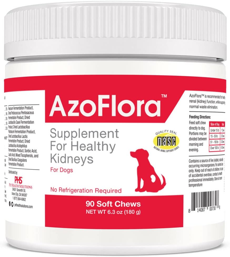 Köpekler için Sağlıklı Çocuk Için Birzoflora Supplement - Renal Function - Sağlıklı Urinary Tract, Easy to Administer, No Refrigeration Required, Chicken Flavor - 90 Soft Chews
