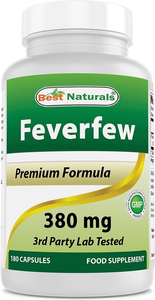 Best Naturals Πυρετός 380 mg 180 Καψάκια