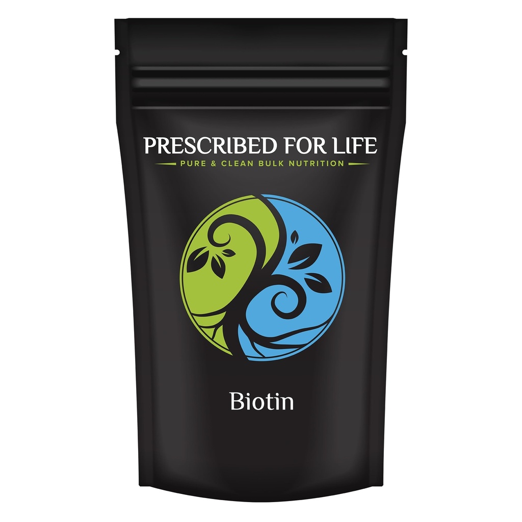 Life Biotin Toz, Skin, Nail ve Saç Sağlığı için B7, USP Grade (14g)