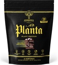 Ambrosia Planta - Premium Plant-Based Protein | Vegan & Keto Friendly | Gurating veya Stomach Upset ile etiketlendi | No added Sugar | 14 Services | (Mel Chocolateted)