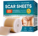 Silikon Scar Sheets, Silikon Scar Bantı (1.6)x 120" Roll-300CM) Silikon Bantı, Cerrahi Silahlar için Ses Bantı, C-Section için Silikon Scar Strips, Tummy Tuck, Keloid ve Cerrahi Scars