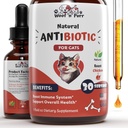 Doğal Kedi Antibiyotik - Kediler için Antibiyotikler - Pet Antibiyotikler - Cat Antibiyotikler - Cat Antibiyotikler - Cat UTI Antibiyotikler - 1 fl oz: Roast Chicken Flavor