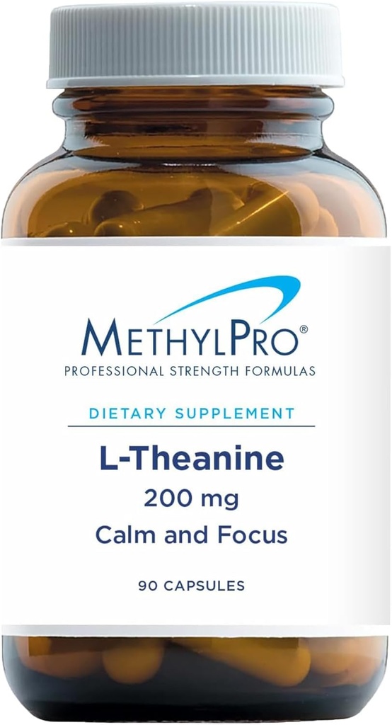 En İyiPro L-Theanine 200 mg - L Theanine Supplement with Glycine for Calm Energy and Focus, Amino Acid for Sleep Support and Health Stress Response - 90 Capsules