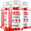LIVORKA (3 Pack) Ketosyn ACV Gummies, Keto Syn Gummies, Ketosyn Keto Plus ACV Gummies, Ketosyn Keto ACV Gummies, Keto Syn ACV Gummies 1050 MG, Keto ACV Gummies Ketosyn, 180 Gummies for 3 Months