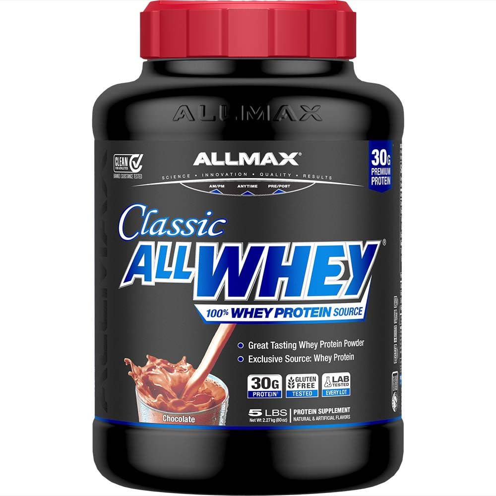 ALLMAX Διατροφή AllWhey Classic, σοκολάτα, 5lb