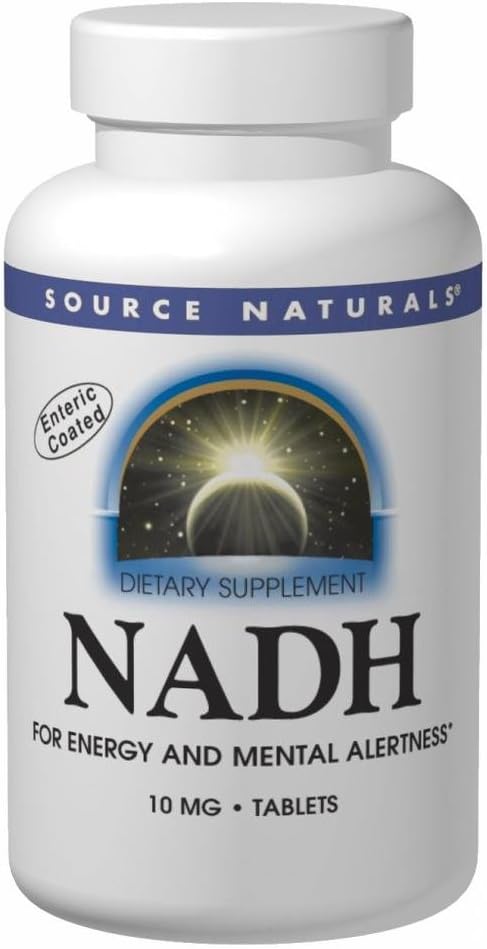 Kaynak Naturals NADH, Coenzyme B-3, Enerji ve Ruh Uyarısı için *, 5 mg - 60 Kaplı Tabletler