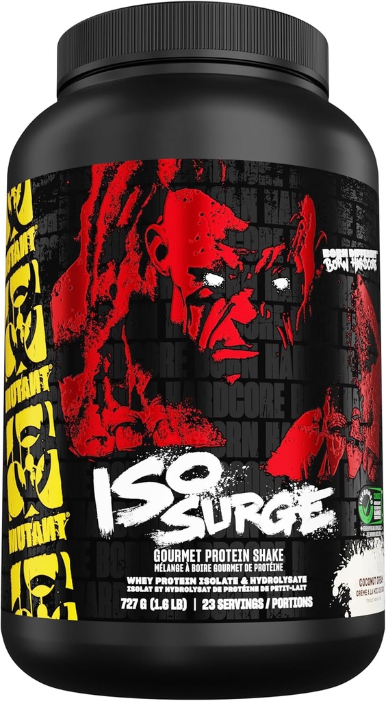 MUTANT ISO SURGE Coconut Cream 727 g (0,7 kg), 1,6 Λίρες (πακέτο των 1)
