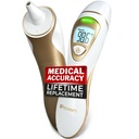 iProvèn Pro Series | Ear Thermometer with Non-plastik Forehead Function | Yetişkinler, Çocuklar, Bebekler | Premium Digital Thermometer for Yetişkinler ve All Ages