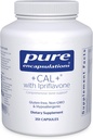 Pure Encapsulations +Cal+ with Ipriflavon | Mineral, Vitamin, and Herbal Supplement to Promote Skeletal Strength | 351 Capsules