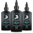 Bossman Jelly Beard Oil για τους άνδρες - 3 πακέτο (12 oz σε Σύνολο, Μαγικό άρωμα) – μαλακώνει, ενυδατώνει & συνθήκες με φυσικά συστατικά