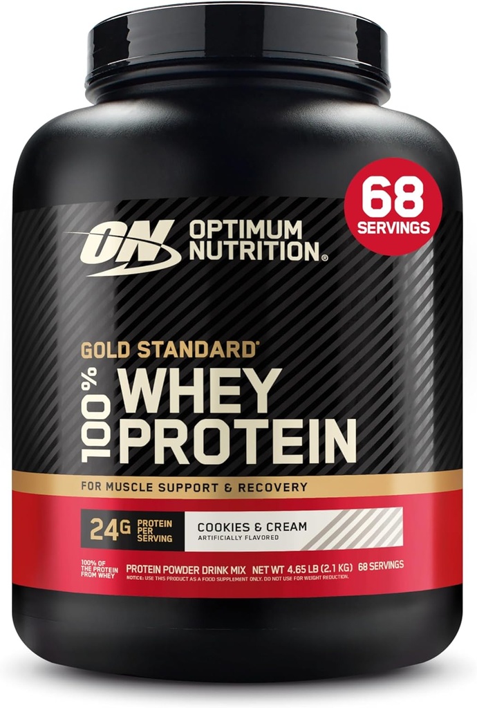 Optimum Beslenme Altın Standardı 100% Whey Protein Toz, Kurabiyeler ve Krem, 5 Pound (Pazar Mayıs Vary)
