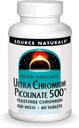 Source Naturals Ultra Chromium Picolinate 500 mcg Συμπλήρωμα διατροφής χωρίς μαγιά - 60 δισκία