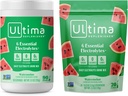 Ultima Replenisher Electrolyte Powder Drink Mix Bundle – Sugar Free – Watermelon, 90 Serving Canister and 20 Stickpacks – 6 Electrolytes and Minerals – Keto Friendly, Vegan, Non-GMO