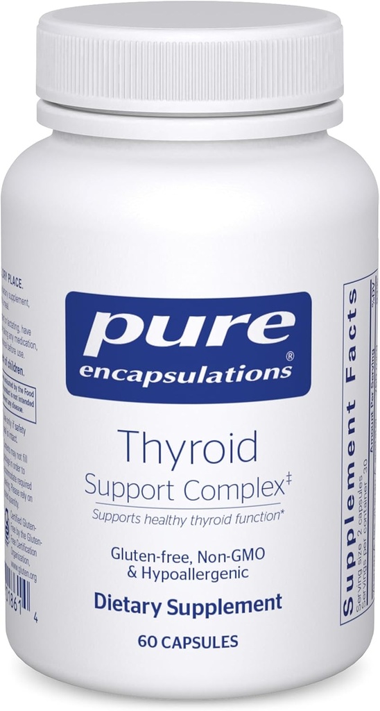 Pure Encapsulations Yourroid Support Complex - Supports Yourroid Health* - Antioksi Infüzyon - Ashwagandha & Iodine - Non-GMO & Vegetarian - 60 Capsules